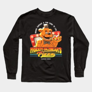 Retro Freddy Fazbear's Pizza 1983 Long Sleeve T-Shirt